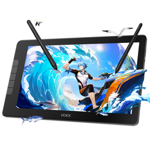 จอแสดงผลสำหรับวาดภาพ <span class=keywords><strong>VEIKK</strong></span> VK1600 ขนาด 15.6 นิ้ว พร้อมหน้าจอ IPS HD และปากกาแบบไม่ต้องใช้แบตเตอรี่ 2 ด้าม - Product Image 1