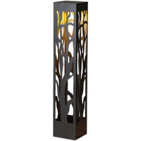 Lampe solaire LED de jardin noire étanche en acier inoxydable, éclairage de rue, alimentation CA, indice IP65, basse tension, pour aménagement paysager