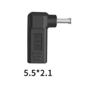 Адаптер USB C на DC 4,5*3,0 мм 5,5*2,1 мм для HP Dell 65 Вт Зарядное устройство для ноутбука AC DC USB Type-C универсальный адаптер питания для ноутбука