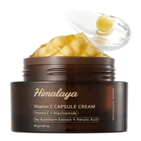Gelée hydratante visage en capsules Private Label à la Niacinamide, Vitamine C Liposomale et Argousier 50% pour l'éclat, l'éclaircissement et le raffermissement