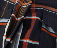 Chemise à manches longues à carreaux vintage élégante pour femmes ZEVITY, nouvelle collection automne 2025, design simple et polyvalent, chemisier de travail