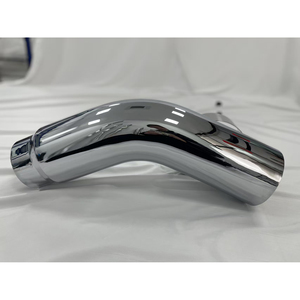 Ống khuỷu xả mạ crôm đánh bóng, kiểu uốn cong 5-6 inch, đầu cong xuống, dùng cho động cơ diesel tùy chỉnh - Product Image 1