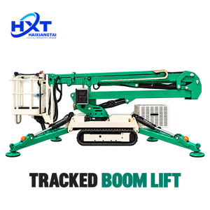 12m 16m 18m 24m Hydraulic <strong>Tracked</strong> Spider Man Lift Electric Telescopic Crawler Towable Boom Lift <strong>Cherry</strong> <strong>Picker</strong> - Product Image 5