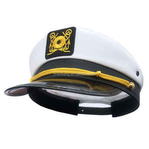 Chapeau de capitaine blanc 100% coton personnalisé professionnel en gros <span class=keywords><strong>pour</strong></span> femme - Product Image 1