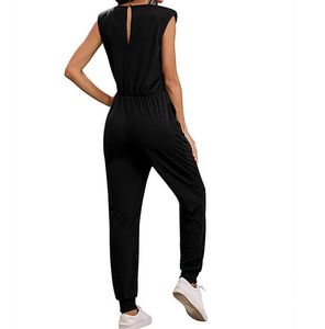 Nouveaux produits tricotés dames <span class=keywords><strong>combinaison</strong></span> pour femmes <span class=keywords><strong>kaki</strong></span> Knityed Wom sans manches tricot 2021 dames sans manches à capuche <span class=keywords><strong>combinaison</strong></span> - Product Image 5