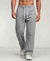 Pantalon de survêtement ample pour homme, coupe bootcut, jambe large évasée, taille élastique avec cordon de serrage, en coton, pour la détente, l'entraînement, la gym et la course à pied