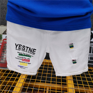 Vêtements pour enfants, ensembles de vêtements tendance, nouvelle collection, t-shirt pour garçons et ensemble de pantalon de yoga blanc - Product Image 4