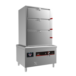 レストランキッチン食堂用Lestov3層商用誘導シーフード蒸し器 - Product Image 1