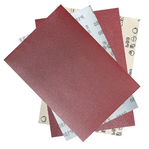 9 "* 11" abrasivo impermeável C-peso papel Kraft 28x23cm lixar papel moagem polimento madeira metal areia folha de papel