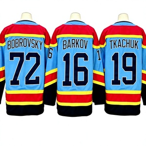 Custom Hockey Jersey Stitched Name and Number Adult <b>Men</b> <b>Long</b> <b>Sleeve</b> Teamwear Reverse Retro Style 100% Polyester Anti-UV - Product Image 4
