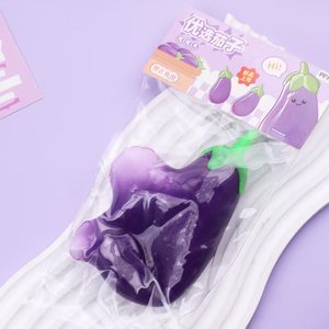 Juguete Sensorial Antiestrés de Berenjena Simulada de TPR, el Más Popular, para Niños y Adultos - Product Image 3