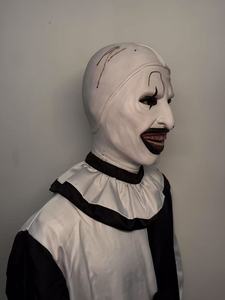 Máscara <span class=keywords><strong>de</strong></span> cabeza <span class=keywords><strong>de</strong></span> payaso realista Mascarada <span class=keywords><strong>de</strong></span> Halloween Juego <span class=keywords><strong>de</strong></span> miedo Prop Navidad Travesti Silicona Cara completa con dientes Máscara <span class=keywords><strong>de</strong></span> fiesta - Product Image 2