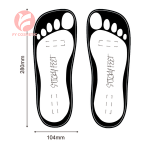 Tamponi Adesivi Monouso Personalizzabili con Logo per Spray Abbronzante Piedi - Carta Adesiva per <span class=keywords><strong>Abbronzatura</strong></span> Pronta all'Uso nei Saloni - Product Image 2