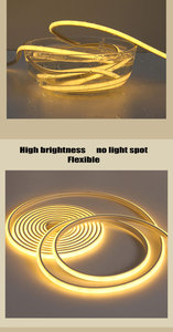 Bande lumineuse LED COB 220V, super lumineuse, auto-adhésive, étanche, lumière linéaire pour la maison, le salon, le plafond, l'intérieur et l'extérieur, décoration - Product Image 6