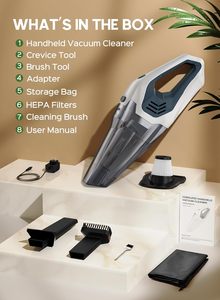 Aspirateur de voiture sans fil portable, multifonction, haute aspiration, pour usage domestique - Product Image 2