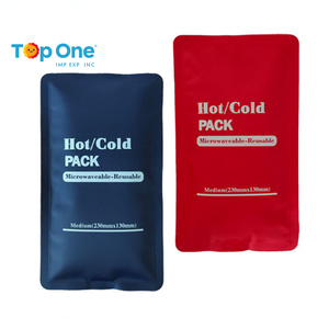 Paquetes fríos calientes de gel de hielo rojo azul reutilizables de alta calidad TopOne para terapia médica y cuidado de la salud - Product Image 1