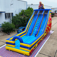 Toboggans gonflables commerciaux à prix de gros, toboggan géant gonflable pour adultes