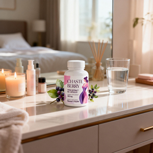 Capsule Vegane per la Salute Femminile OEM/ODM, Estratto di Vitex (Guglietta) 300mg con Dong <span class=keywords><strong>Quai</strong></span>, 60 Compresse Vegane per Adulti - Product Image 2