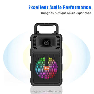 ลำโพงบลูทูธพกพาขนาดเล็ก ZQS14107 พร้อมไมโครโฟนในตัว เครื่องคาราโอเกะแบบพกพาสำหรับใช้งานกลางแจ้ง - Product Image 2