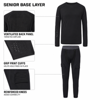Collant de compression pour hockey sur glace, séchage rapide, respirant, résistant aux coupures, personnalisable OEM, pour adultes, jeunes, junior et senior