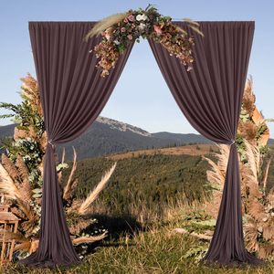 Tenda Decorativa in Spandex per Eventi, Oltre 80 Colori, per Arco Fotografico, Palcoscenico, Sfondo Marrone per Celebrazioni e Compleanni - Product Image 4