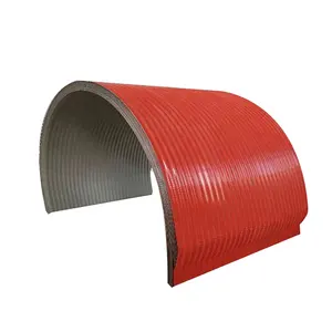 Cubiertas de cubierta de transportador de plástico reforzado, cubiertas a prueba de polvo para la protección de rodillos de cinta transportadora, fibra de vidrio económica - Product Image 3