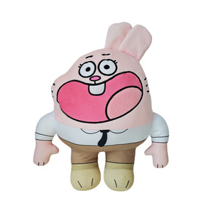 Peluche Personalizado con Logotipo de World <span class=keywords><strong>of</strong></span> Gumball, Muñeco de Peluche de Forrest Gump, Figuras de Anime, Muñecos de Peluche, Almohada - Product Image 5
