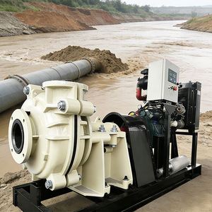 Bomba de Lodo para Lavado de Arena con Motor Diésel de Alta Presión CDHB de 15 HP para Minería de Concreto con Conexión de Brida - Product Image 1