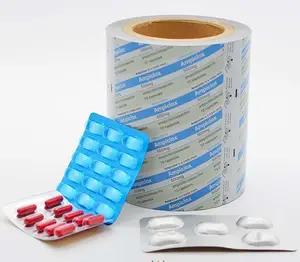 Покрытые фармацевтической печатью PTP рулон алюминиевой фольги блистерные упаковочные таблетки