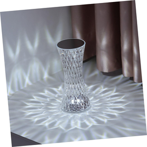 Lámpara Táctil RGB de 16 Colores Cambiantes, Lámpara de Mesa de Cristal con Rosa LED, Lámparas de Escritorio de Cristal con Rosa LED Románticas USB para Dormitorio y Sala de Estar - Product Image 4