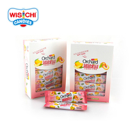 Ceinture arc-en-ciel, bâton de gomme, bonbons aigres, saveur fruité fraîche et sèche, boîte d'emballage, mélange de bonbons aux fruits 12 mois OEM/ODM