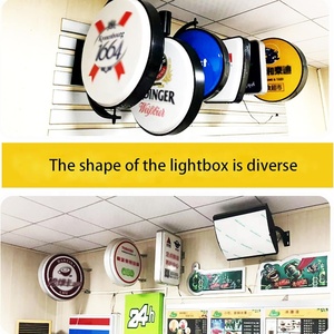 Custom Indoor/Outdoor Waterproof Wall-Mounted 360° Rotating Sign Double Sided <b>Advertising</b> Display Projecting LED <b>Light</b> <b>Box</b> - Product Image 5