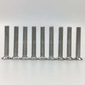 M3 M4 M5 M6 M8 201 Stainless Steel Countersunk Phillips Machine Screws Flat Head DIN Standard Grade A - Product Image 1
