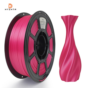 Filamento PLA de Seda Rojo Rosa HYZHTA HY271 para Impresora 3D, 1.75mm de Diámetro, Bobina de 1kg (2.2 Lbs), 330m de Longitud, Certificado CE ROHS - Product Image 1