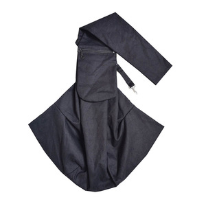 Borsa a Tracolla Nera Impermeabile in Nylon per Gatti, Piccola Borsa da Viaggio a Mani Libere con Chiusura a Bottone e Tasca per Cellulare - Product Image 2