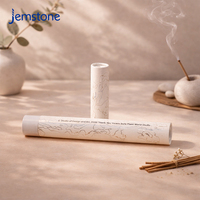 Emballage en tube de papier cylindrique de haute qualité, personnalisé et recyclable, pour bâtonnets d'encens Agarbatti, emballage postal en carton kraft, tube de déodorant