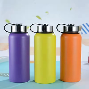 Bouteille d'eau isotherme à double paroi en acier inoxydable avec logo personnalisé, gourde thermique anti-fuite pour enfants, design de dessin animé - Product Image 6