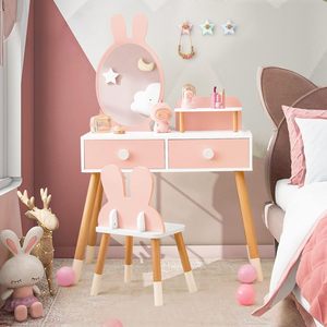 Entrega Rápida, Espejo Cosmético <span class=keywords><strong>para</strong></span> Bebés, Silla Rosa <span class=keywords><strong>para</strong></span> Dormitorio, <span class=keywords><strong>Tocador</strong></span> <span class=keywords><strong>de</strong></span> Madera <span class=keywords><strong>para</strong></span> Niños, Mesa <span class=keywords><strong>de</strong></span> <span class=keywords><strong>Maquillaje</strong></span> Clásica <span class=keywords><strong>para</strong></span> <span class=keywords><strong>Niñas</strong></span> - Product Image 2