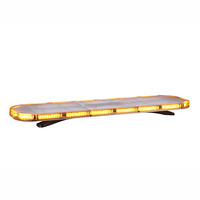 Barre lumineuse d'avertissement LED ambre série YL-501 12-24V ECE R65 SAE J845 Classe 1, barre lumineuse d'urgence modulaire pour camions