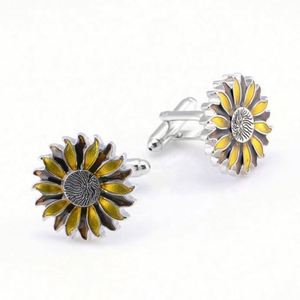 Wholesale Custom Rusty Free Blank Sublimation <b>Cufflinks</b> for <b>Men</b> - Product Image 2