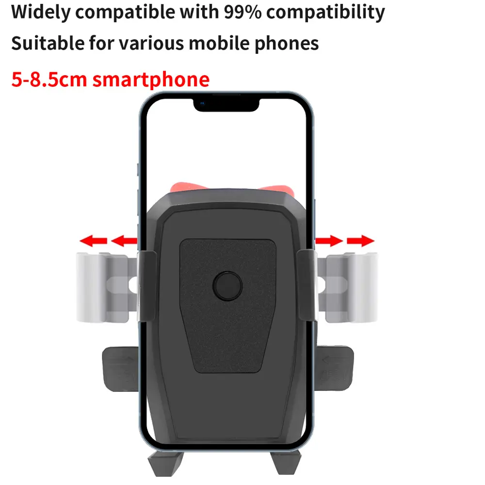 TISHRIC Motorrad Fahrrad Handyhalter 360° drehbarer weicher Silikonhalterung Support universeller Smartphone-Halter