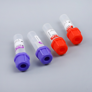 Tubo de vacío para análisis de <span class=keywords><strong>sangre</strong></span> desechable de 2ml, 3ml, 4ml, 5ml, morado, EDTA K3 K2, 16*100mm, con gel - Product Image 6