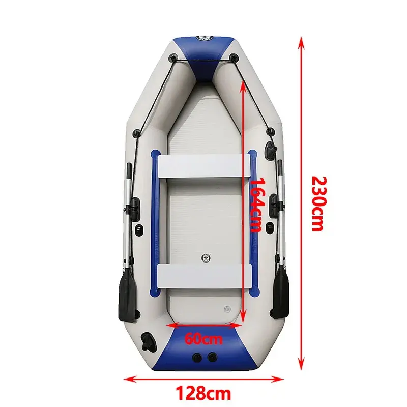 Inflable familia al aire libre lago río deporte pesca 2 adultos + 1 niño canoa de goma Kayak velocidad balsa Kaya