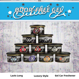 <span class=keywords><strong>D</strong></span>ésodorisant de voiture de luxe éliminant les odeurs parfum en gel solide parfum efficace avec matière plastique - Product Image 2