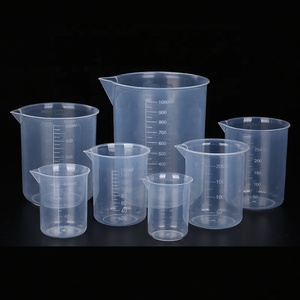 Beconbio Low Form Lightweight Chemical Resistance Heat Tolerant PP <strong>Plastic</strong> <strong>Laboratory</strong> <strong>Beakers</strong> 25ml <strong>250ml</strong> 500ml 1000ml Measuring - Product Image 5