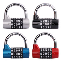 Cadenas de sécurité moderne à 5 chiffres pour l'école, la salle de sport et l'extérieur, avec haute sécurité