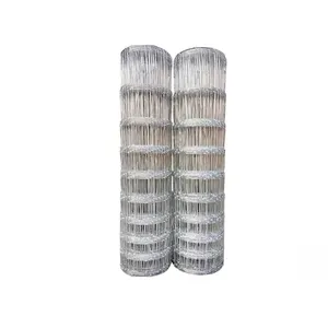 Wholesale Bulk Galvanized Cattle Fence Mesh Iron Wire Fence For Cow Field Gate And Farm Security Ranch Farm Fence Roll