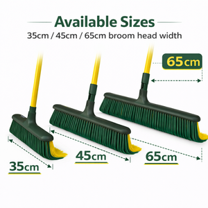 Balai d'extérieur 45 cm à poils courbés pour le <span class=keywords><strong>nettoyage</strong></span> des allées et des carreaux <span class=keywords><strong>rugueux</strong></span> - Product Image 2