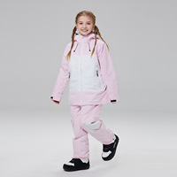 Combinaisons de ski pour enfants, garçons et filles, hiver, extérieur, imperméables, coupe-vent, chaudes, épaisses, snowboard, 100% polyester, en stock