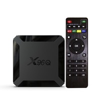 Boîtier TV intelligent Android 10.0 X96q Allwinner H313, sortie 4K, plusieurs options de mémoire (1 Go, 8 Go, 2 Go, 16 Go) avec Wi-Fi